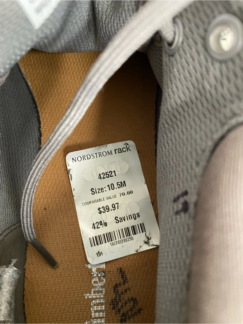 Timberland Nordstrom Men's Chukka Boots in Grey/Taupe Canvas